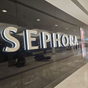 Metal letter backlit signs